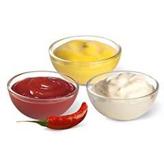 Кетчуп, соусы, майонез, масло растительное