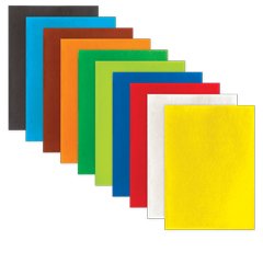 Цветная резина, фетр, пенокартон