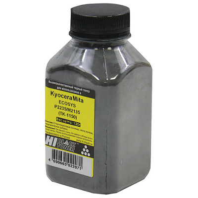 Тонер HI-BLACK для KYOCERA ECOSYS P2235/M2135/2635/2735, фасовка 120 г, 9912214900911, 362958