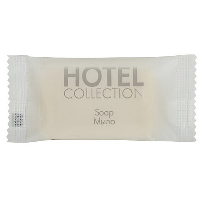 Мыло одноразовое 13 г, КОМПЛЕКТ 500 шт., HOTEL COLLECTION, саше, флоупак, 2000312, 608844