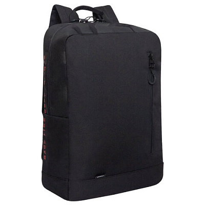 Рюкзак GRIZZLY, карман-антивор, TOTAL BLACK, 42х28х12 см, RQL-513-2/3, 274206