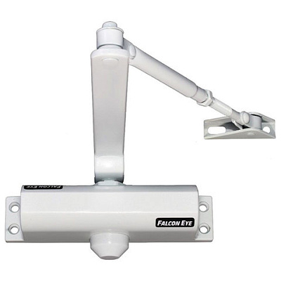 Доводчик FALCON EYE FE-B3W на дверь 45-65 кг, белый, 00-00110297, 354277